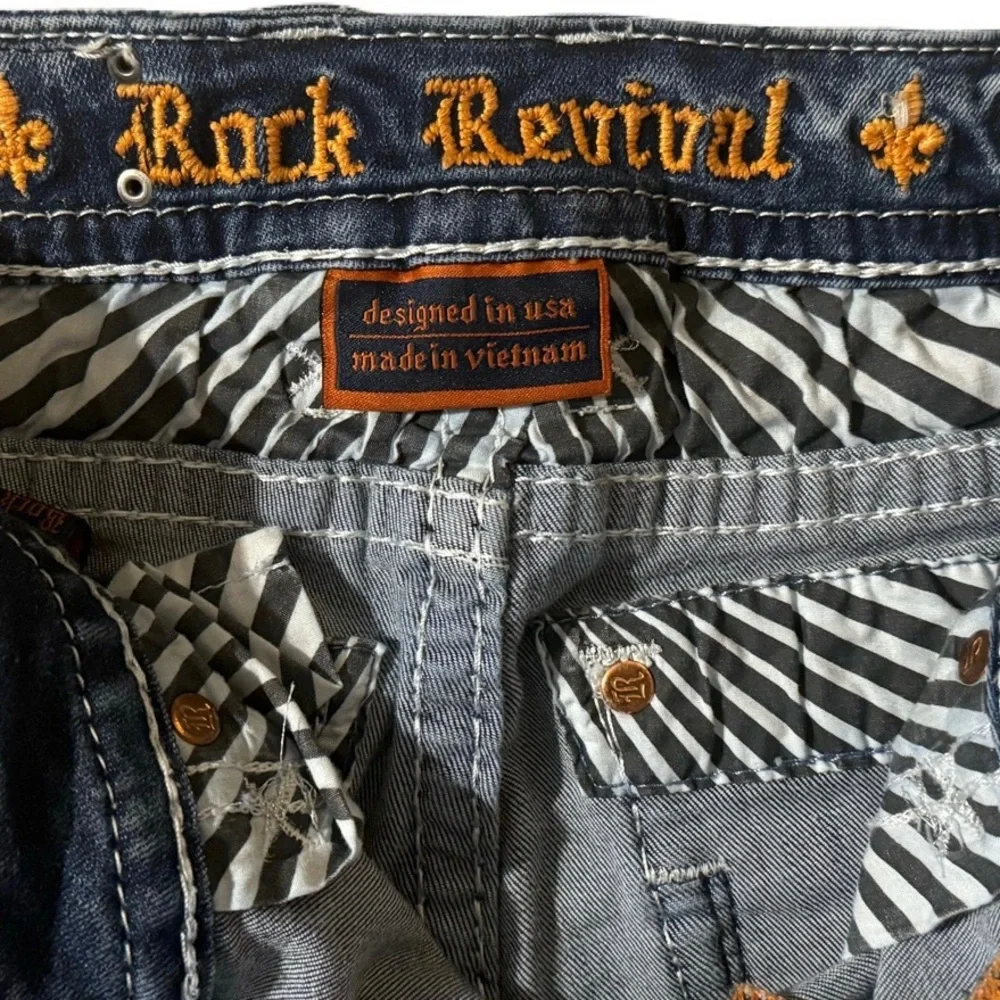 Rock Revival Felda Mid-Rise Ankle Skinny Jeans Size 27 - Picture 8 of 11